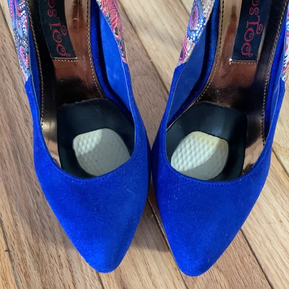 🦚 Peacock High High Heels 🦚 - Picture 3 of 8